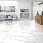 Canna White Gloss Porcelain 60x120cm Tiles