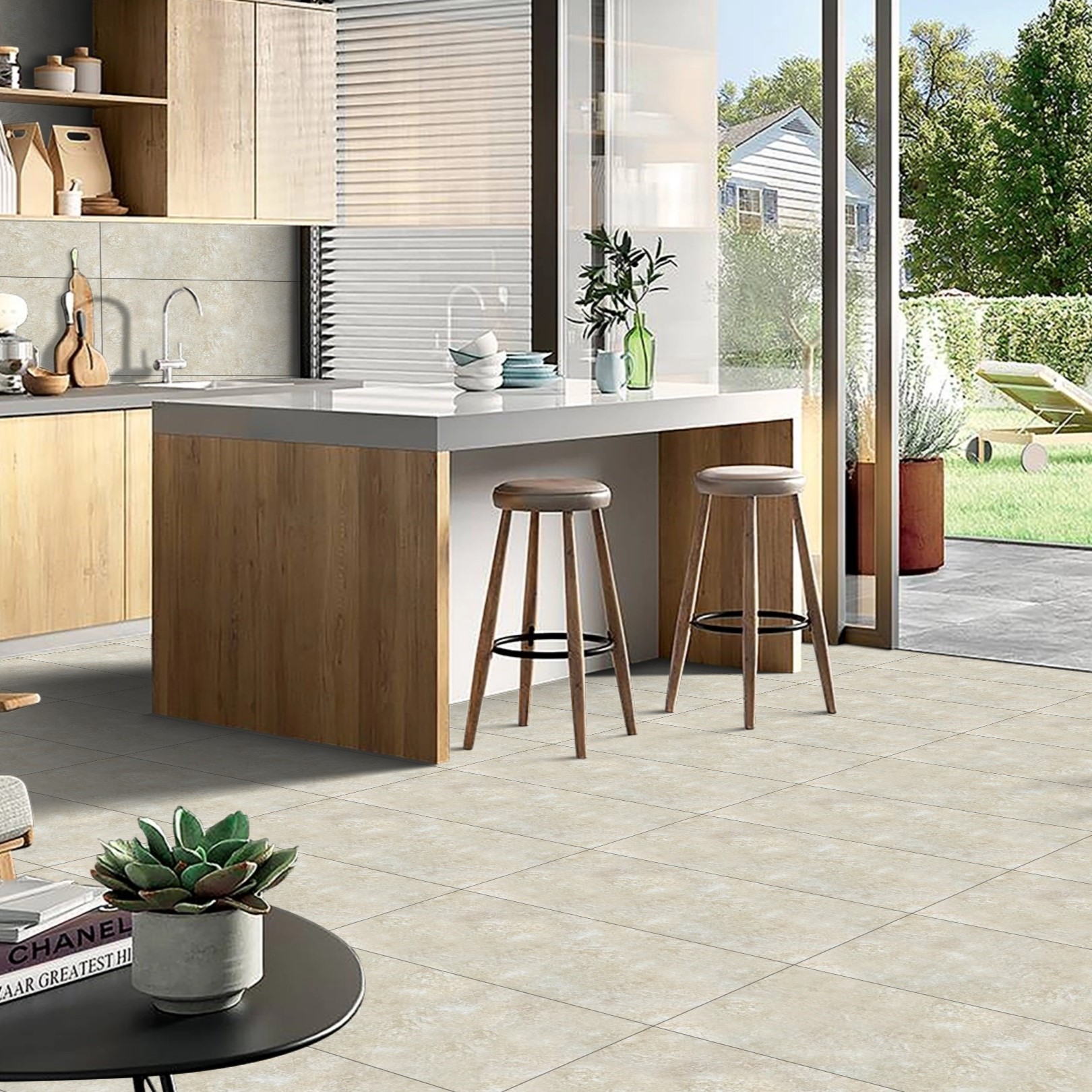 Diago Beige Gloss Ceramic 30x60cm - Image 1