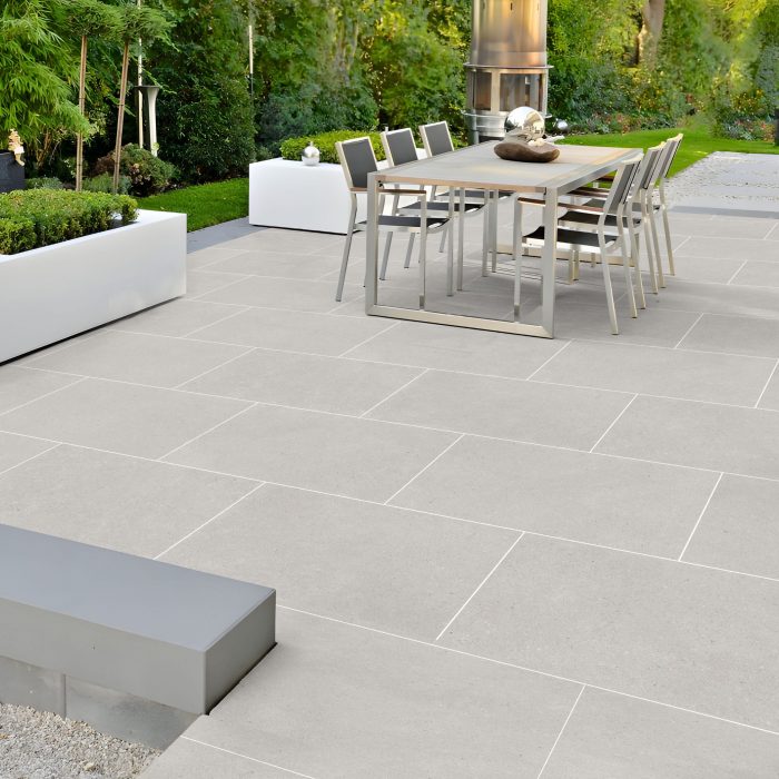 Cluny White Porcelain 60x90cm Anti Slip Outdoor Matt Tile - Image 1