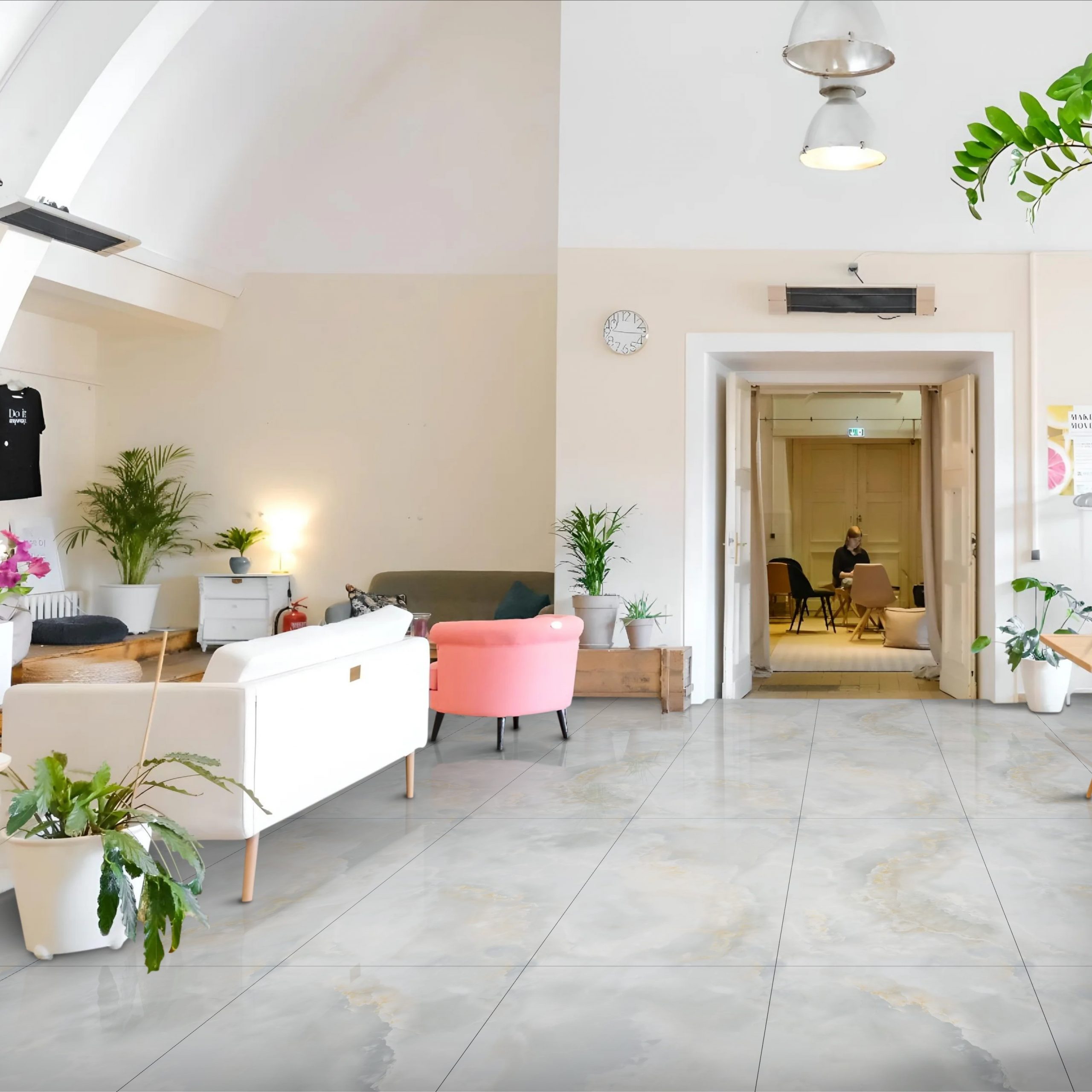 Arctic Onyx Gloss Porcelain 60x120cm Tiles - Image 1