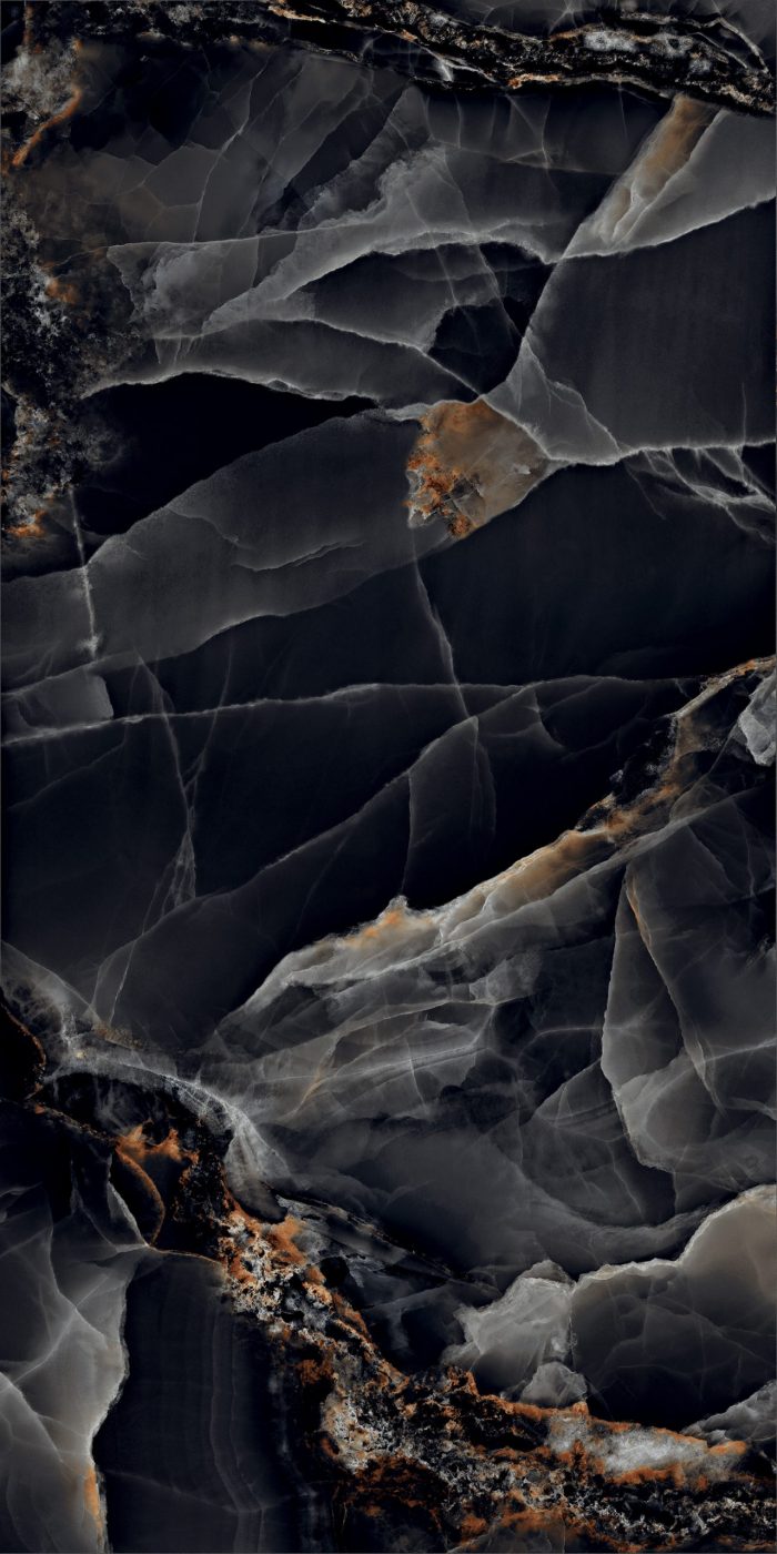 Black Onice High Gloss Porcelain 60x120cm Tiles - Image 2