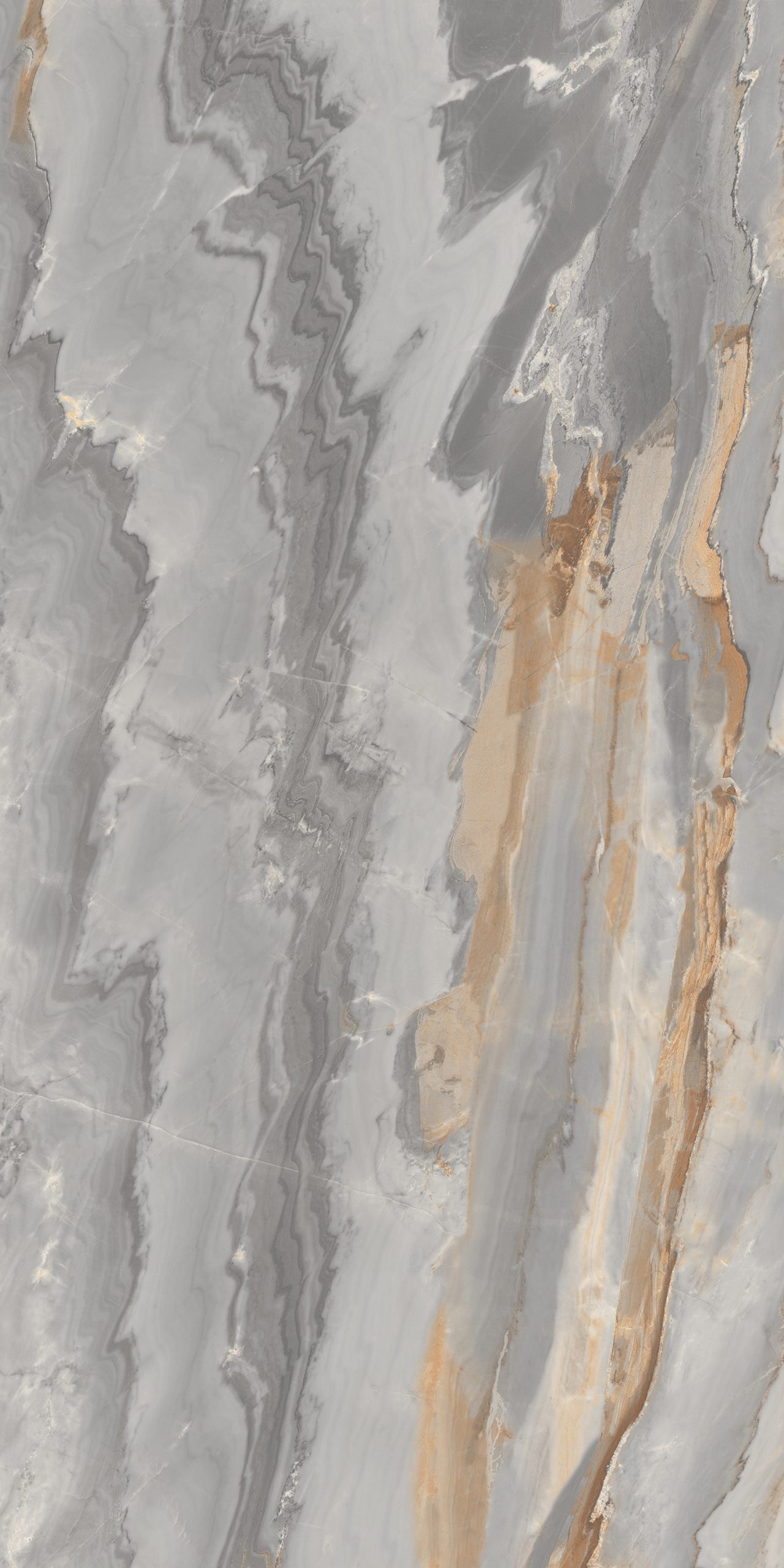 Thunder Fantasy Gold Gloss Porcelain 60x120cm Tile - Image 3