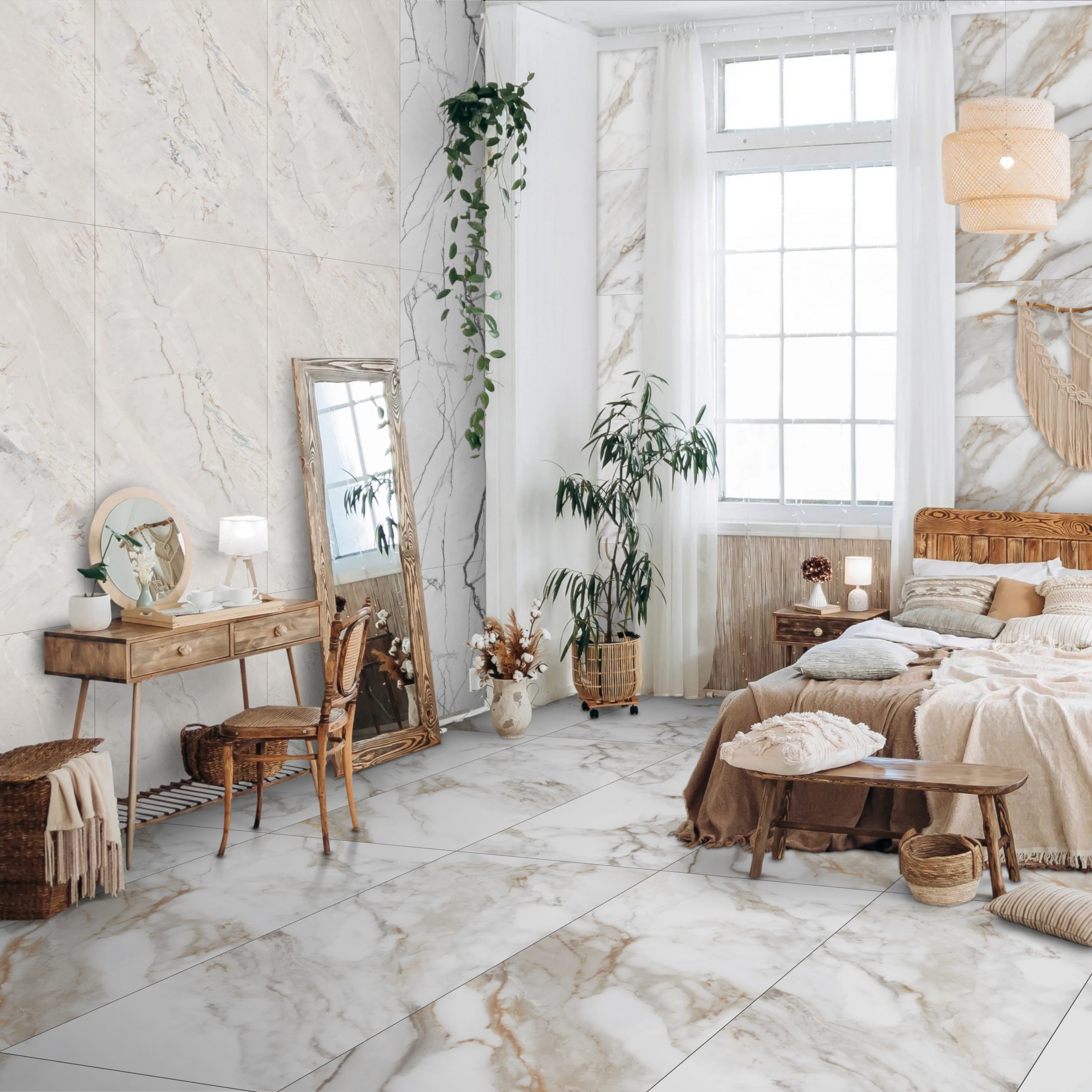Golden_Dune_Marble_Matt_Porcelain_60x120cm_Wall_and_Floor_Tiles_1 Calcutta Beach Marble Matt Porcelain 60x120cm Tiles - Image 1
