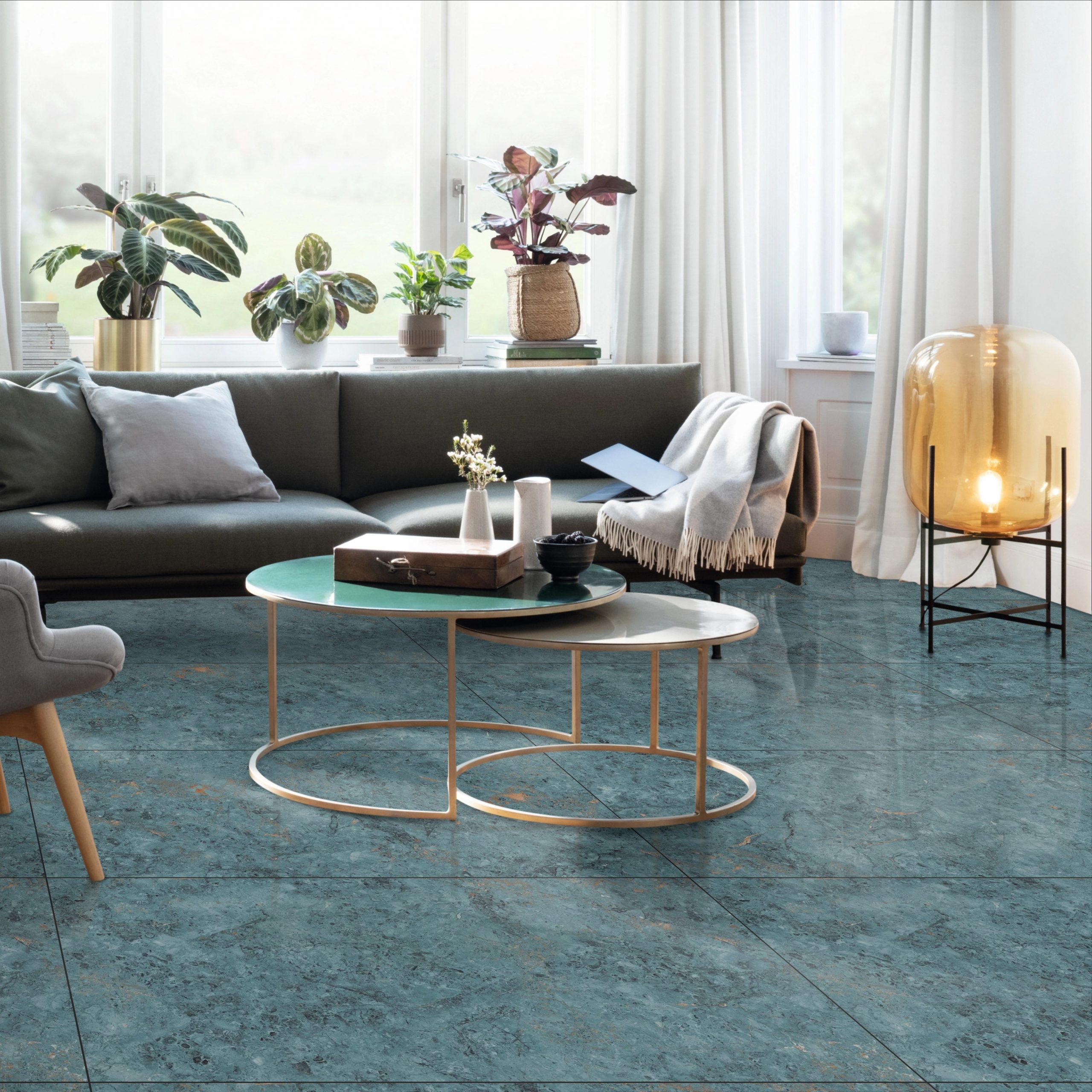 Green_Fusion_Marble_High_Gloss_Blue_Porcelain_60x120cm_Wall_Floor_Tiles_1 Da Vinci Marble High Gloss Blue Porcelain 60x120cm Tiles - Image 1