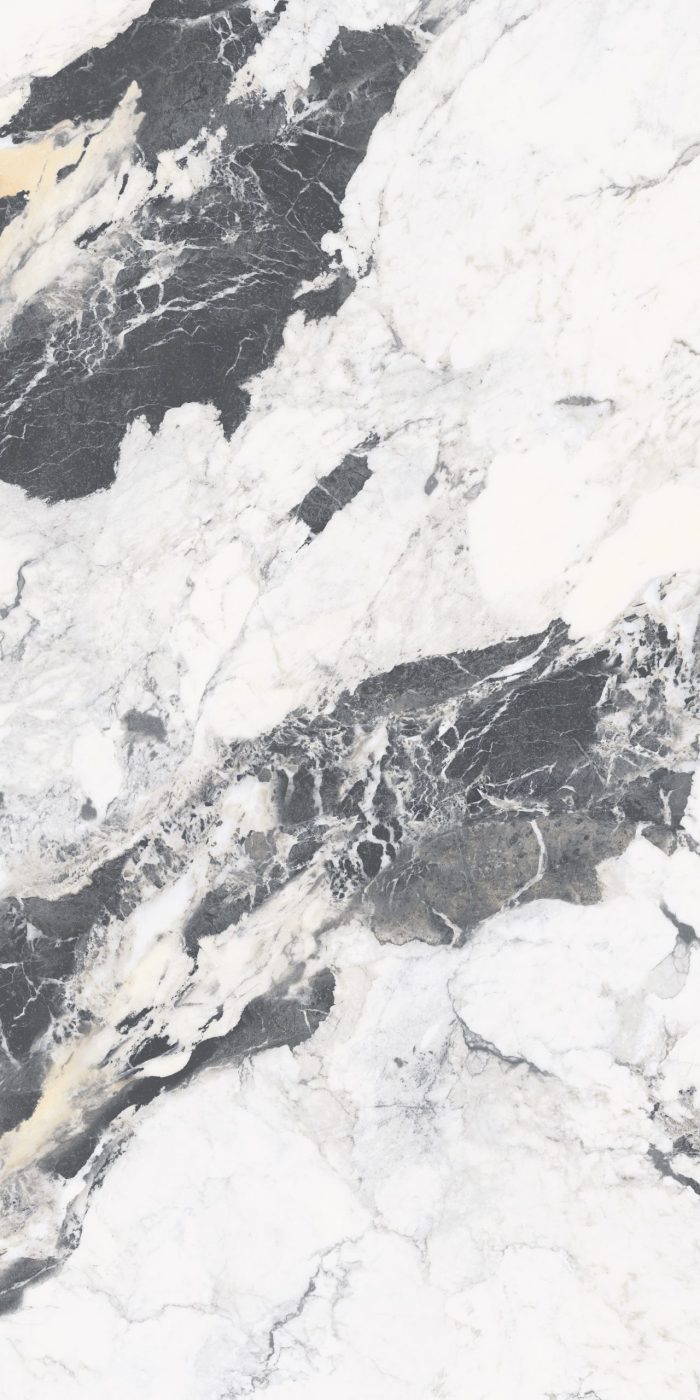 SS Kazan White Glossy Glitter Carving 60x120cm Porcelain Tiles - Image 2