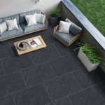 Quartz Anthracite Porcelain 60x90cm Anti Slip Matt Outdoor Tiles