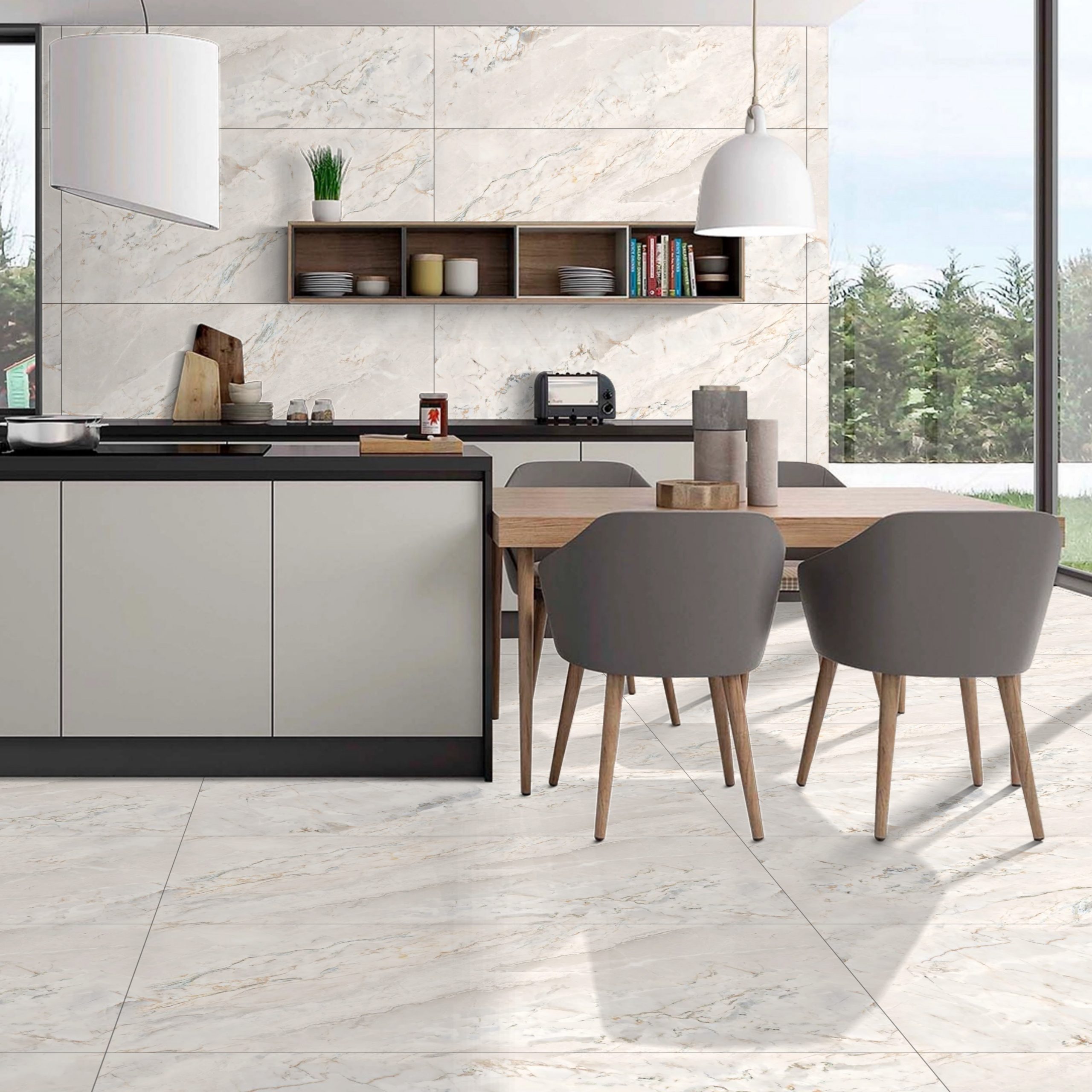 Lunar_Pearl_White_Matt_Porcelain_60x120cm_Wall_and_Floor_Tiles_5 Argenta Pearl White Matt Porcelain 60x120cm Tiles - Image 1