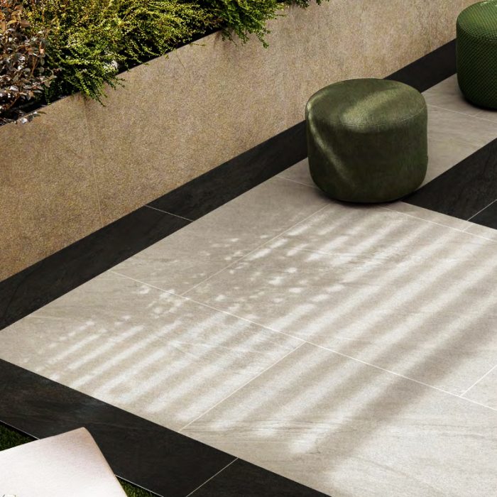 County Anthracite Porcelain 20x90cm Anti Slip Outdoor Matt Tile - Image 1
