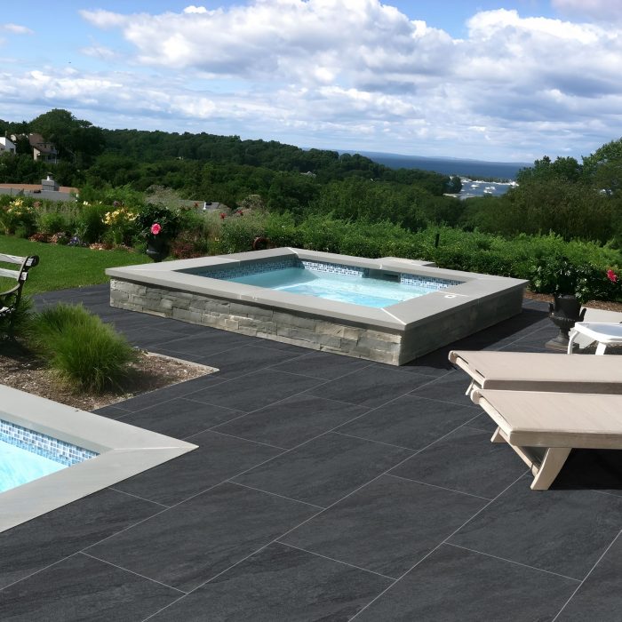 Rassa Black Porcelain 60x90cm Anti Slip Outdoor Matt Tiles - Image 1