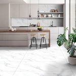 Satvario Pearl Marble Effect Matt Porcelain 60x120cm Wall and Floor Tiles