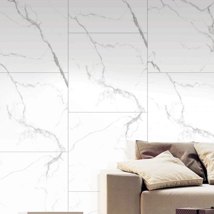 Classic Satvario Gloss Porcelain 60x60cm Tiles - Image 1