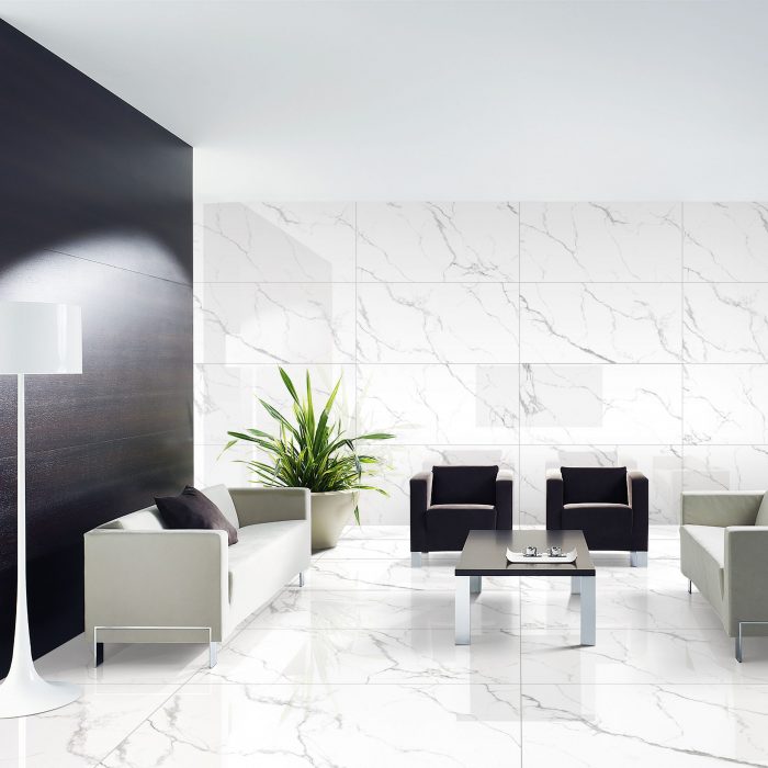 Classic Satwario Gloss Porcelain 60x120cm Tiles - Image 1